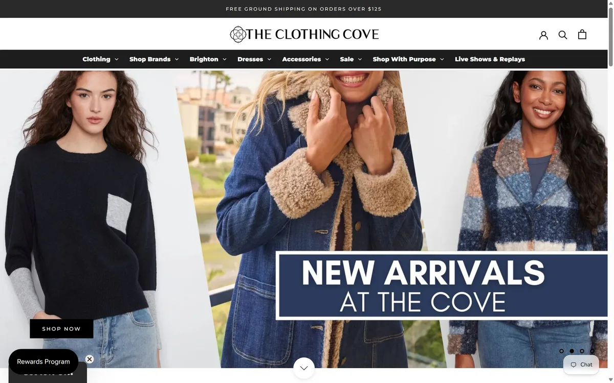 The Clothing Cove storefront